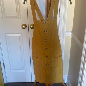 Gold wide wale corduroy jumper